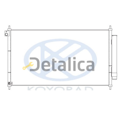 Радиатор кондиционера для Хонда Цивик 9 Седан от 2012 Koyo Япония