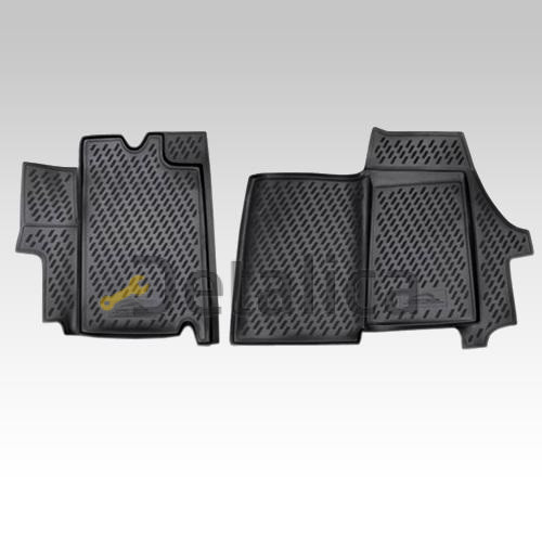 Коврики в салон Citroen Jumper 2 шт резиновые