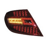 Фонарь задний внешний левый+правый комплект тюнинг полностью с диод  тонированный EAGLE EYES внутри красн-тонированный для Мерседес W204 от 2007-2011