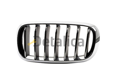 BMW X5 (Luxury) решетка радиатора лев хром черн (Тайвань)