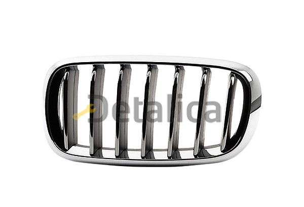 BMW X5 (Luxury) решетка радиатора лев хром черн (Тайвань)