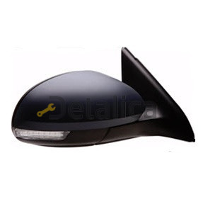 Зеркало правое электрическое с подогревом , автоскладывание,  ук.поворота грунт для Фольксваген Тигуан от 2007 (Тайвань) convex Зеркало правое электрическое с подогревом , автоскладывание,  ук.поворота грунт для Фольксваген Тигуан от 2007 (Тайвань) convex