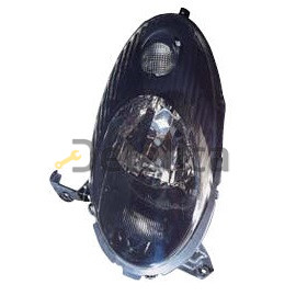 Фара левая для Ниссан Микра К12 внутри чёрная