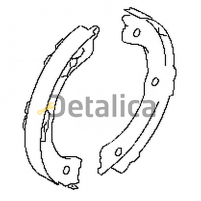 Колодки ручника для Ниссан Патрол Y62