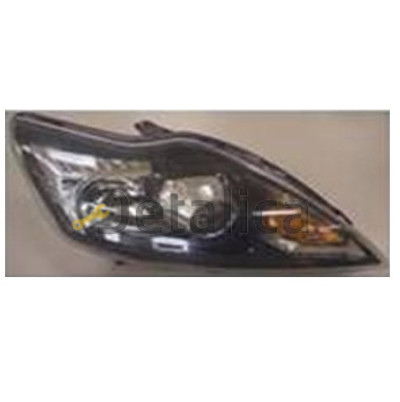 Фара правая ксенон (с регулятором мотора) внутри чёрная для Форд Фокус 2 рестайл