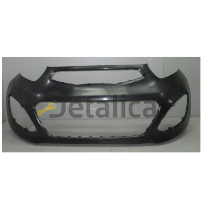 Бампер передний с отверстиями под противотуманки для Киа Пиканто 2 от 2012 (Тайвань)