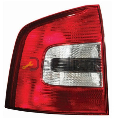 Фонарь задний левый для Шкода Октавия комби от 2008-2012 (Depo)
