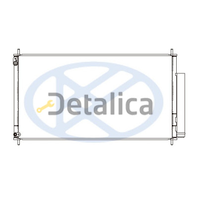 Радиатор кондиционера для Honda Civic 9 4d sedan от 2012 Koyo Япония