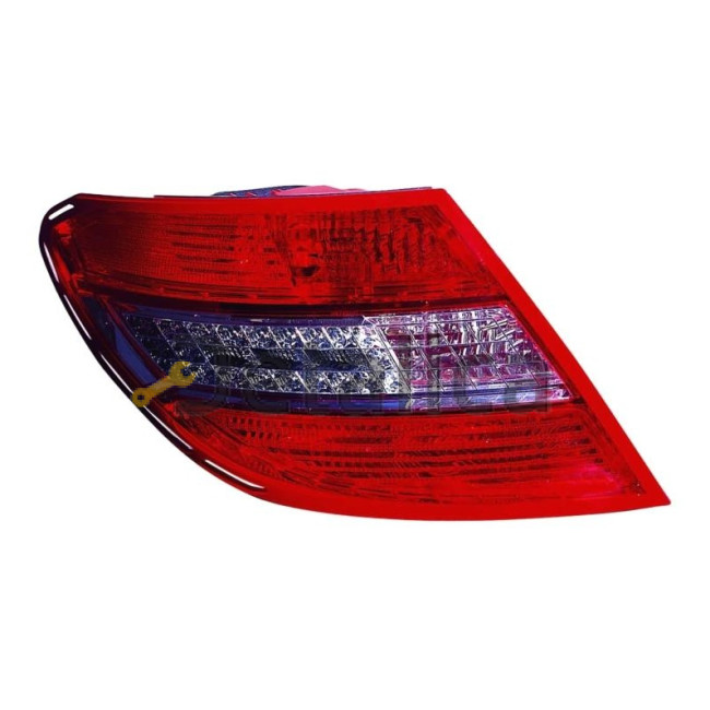 Фонарь задний внешний левый с диод для Мерседес W204 от 2007