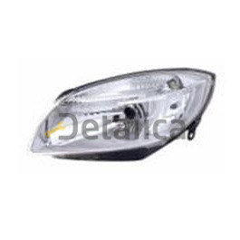 Фара левая с рег мотора для Шкода Фабия 2007-2009 (Depo)