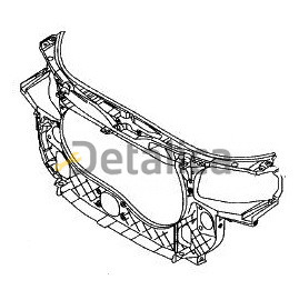 Суппорт радиатора для Ауди А4 от 2005 (Тайвань) 1.6/2/3.2 л Суппорт радиатора для Ауди А4 от 2005 (Тайвань) 1.6/2/3.2 л