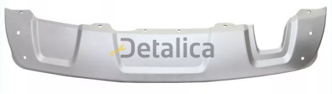 Renault DUSTER накладка бампера задн нижн серебрист (Тайвань)