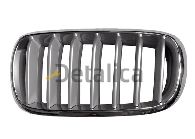 BMW X5 (x/m sport lne) решетка радиатора лев хром (Тайвань) титан