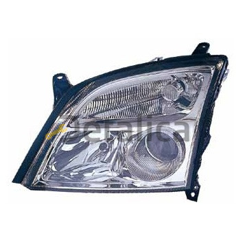 Фара левая ксенон для Опель Вектра С внутри хром xenon