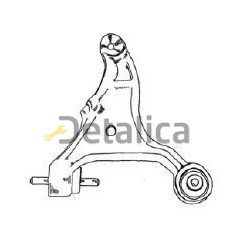 Рычаг передней подвески правый нижний для Вольво S60 от 2000