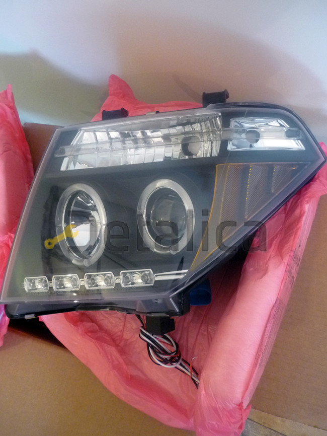 Фары комплект для Ниссан Патфайндер R51 тюнинг Devil Eyes