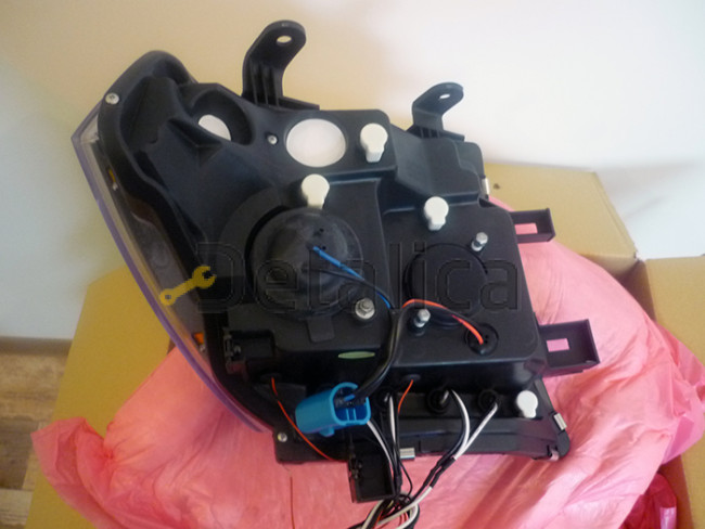 Фары комплект для Ниссан Патфайндер R51 тюнинг Devil Eyes