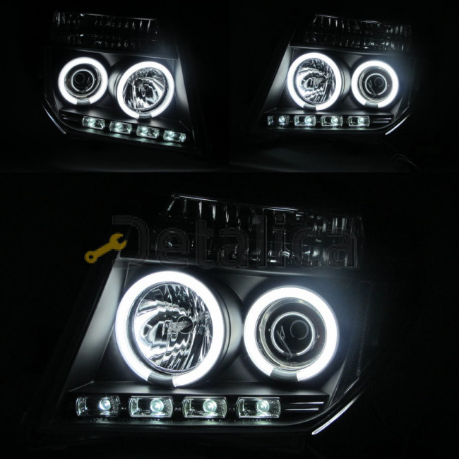 Фары комплект для Ниссан Патфайндер R51 тюнинг Devil Eyes