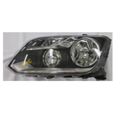 Фара левая для Фольксваген Амарок от 2010 Depo с регулятором мотора внутри черная 