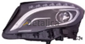 Фара для Мерседес Х156 левая линзованная с рег.мотором (ксенон), диод (DEPO)