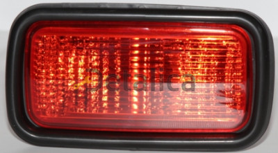 Фонарь задний Митсубиси Lancer IX в бампер левый (седан) в сборе с рамкой (Китай)