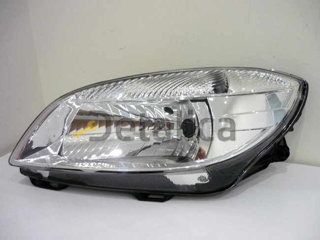 Фара левая с рег мотора для Шкода Фабия 2010-2015 (Depo)