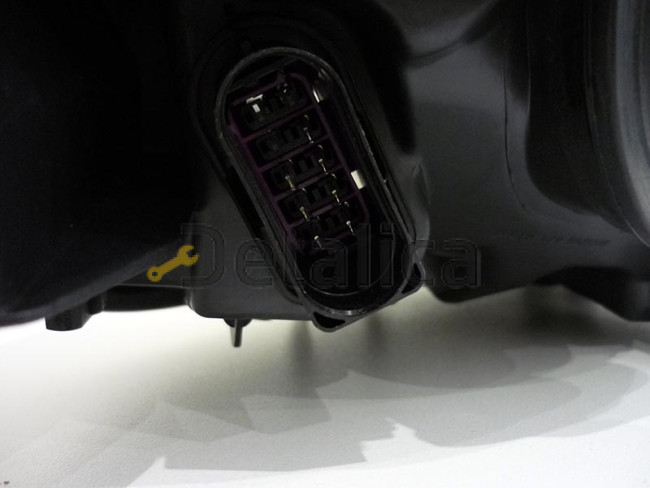 Фара левая с рег мотора для Шкода Фабия 2010-2015 (Depo)