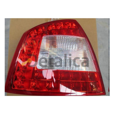 Фонарь задний левый для Шкода Октавия от 2008-2012 (Depo) Led диодный
