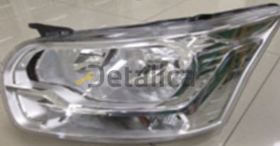 Фара для TRANSIT лев с рег. мотор (DEPO)