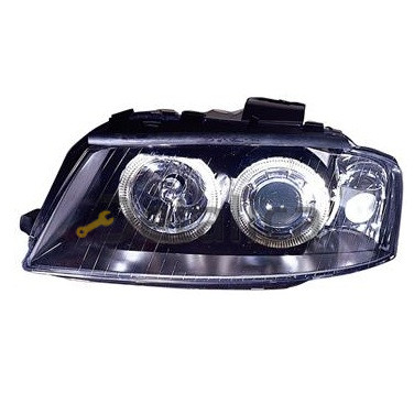 Фары комплект тюнинг со светящимися ободками для Ауди А3 8P