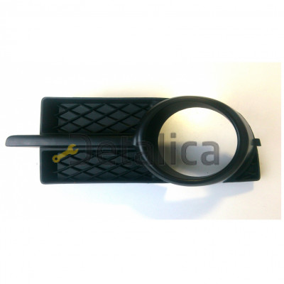 Решетка бампера передняя левая под противотуманку седан для Шевроле Авео Т250