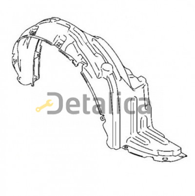 Подкрылок переднего крыла правый для Сузуки Лиана