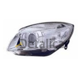Фара левая линзованная с рег мотора для Шкода Фабия 2 от 2007-2009 (Depo)