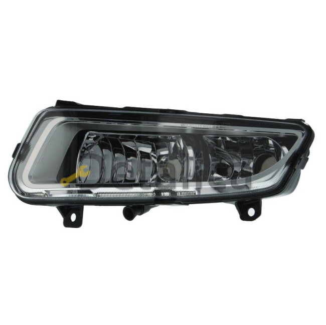 Фара противотуманная левая хэтчбэк с DRL дневные ходовые огни для Фольксваген Поло от 2010 (Depo) H8/P21W