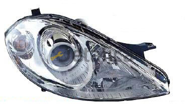 Фара для Мерседес W169/A правая с регулятором мотора линзованная (DEPO)