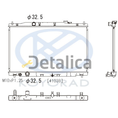 Радиатор охлаждения для Хонда ЦРВ 4 АТ Koyo Япония