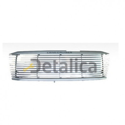 Решетка радиатора тюнинг алюминий пластик хром для Тойота Ленд Крузер 100 1998-2005