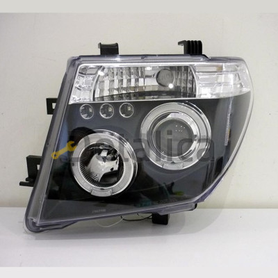 Фары комплект для Ниссан Патфайндер R51 тюнинг Junyan внутри чёрная