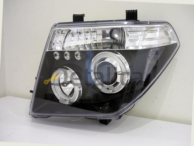 Фары комплект для Ниссан Патфайндер R51 тюнинг Junyan внутри чёрная