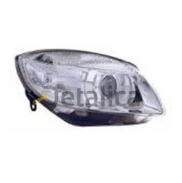 Фара правая линзованная с рег мотора для Шкода Фабия 2 от 2007-2009 (Depo)