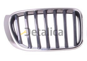 BMW X3 решетка радиатора лев (Тайвань) хром-черн