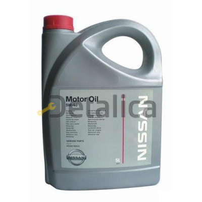Масло моторное 5W40 5л для Ниссан синтетика
