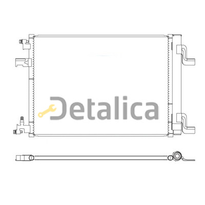 Радиатор кондиционера для Шевроле Круз