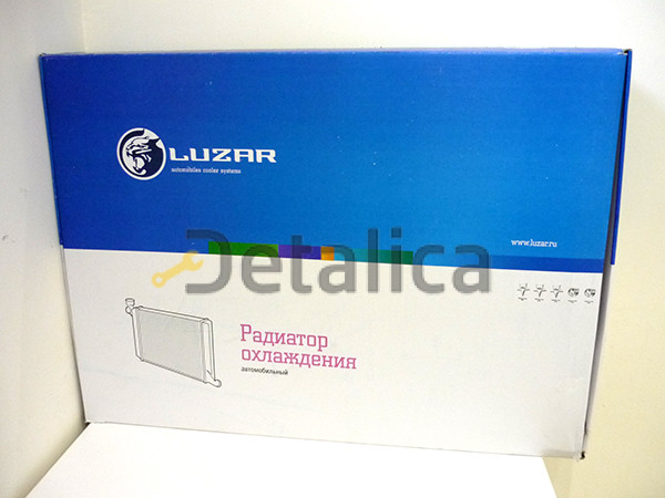 Радиатор охлаждения 2.0-2.7 для Киа Спортейдж 2 (Luzar Russia)