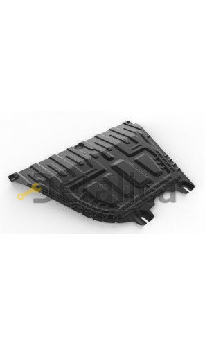 Защита поддона двигателя + КПП с креплениями сталь для Хендай Солярис от 2017