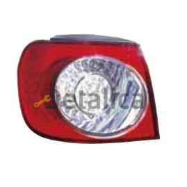 Фонарь задний внешний левый с диодом для Фольксваген Гольф Плюс от 2004 (Depo)