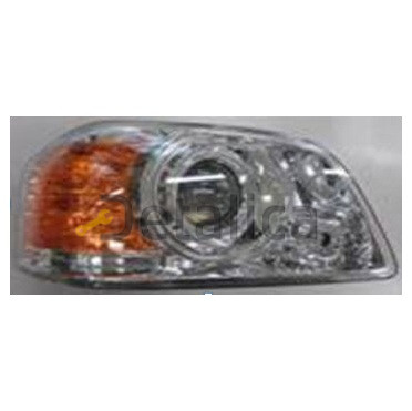 Фара правая с регулятором мотора указатель поворота желтый для Киа Маджентис от 2003 до 2006 (Depo)