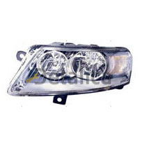 Фара левая под корректор для Ауди А6 от 2004 (Depo)