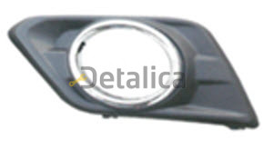 Nissan X-trail решетка бампера передн прав отв п/противотум, хром молдинг (Китай)