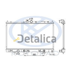 Радиатор охлаждения для Митсубиси Лансер 9 АТ МТ Koyo Тайвань
